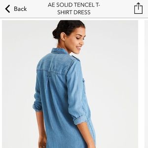 American Eagle Outfitters Dresses - ISO American Eagle Solid Tencel Denim Shirt Dress American Eagle Outfitters Dresses - ISO American Eagle Solid Tencel Denim Shirt Dress